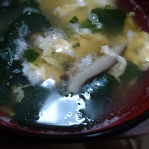 冷凍しいたけで簡単おいしい中華スープ